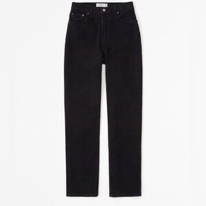 Abercrombie curve love ultra high rise 90s straight jean